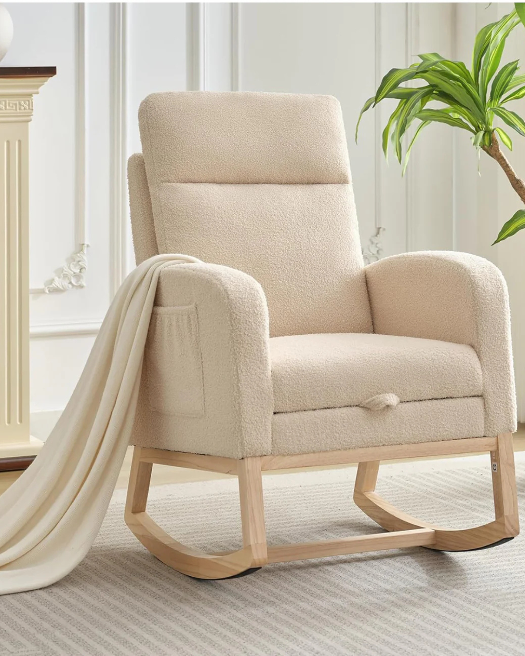 Alba Rocking Chair room setting – nursery chair manufacturer UAE