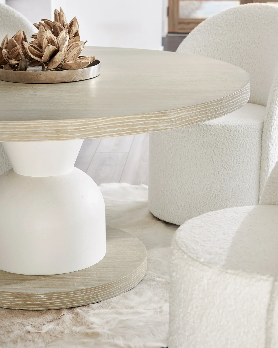 Goblet Dining Table angle – bespoke dining table Ajman UAE