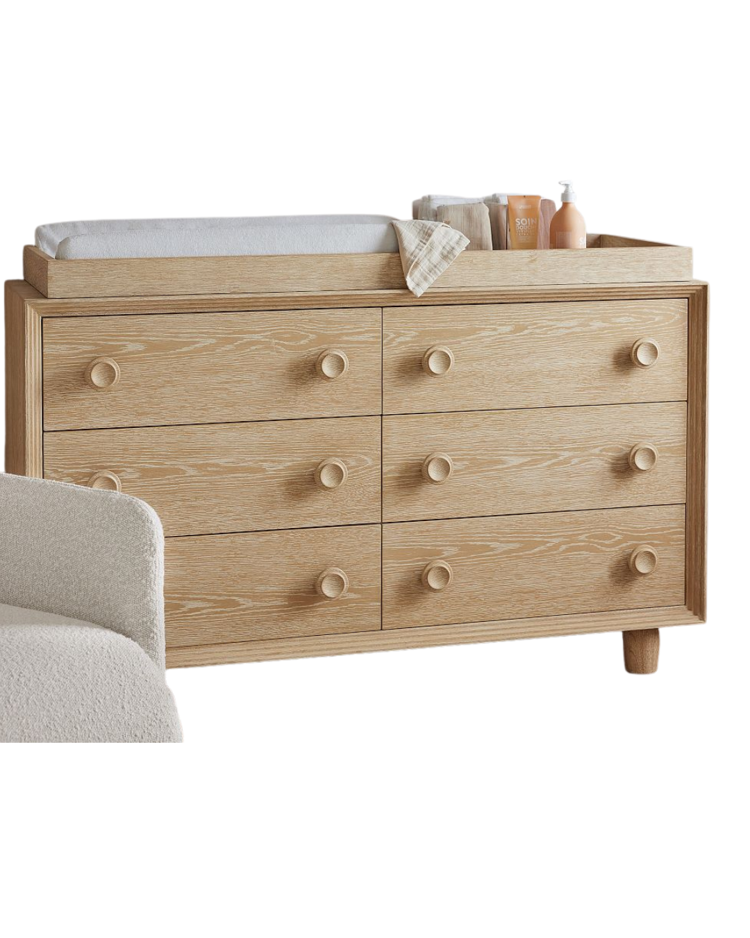 Solva Changing Dresser front view – nursery furniture Dubai Furmories