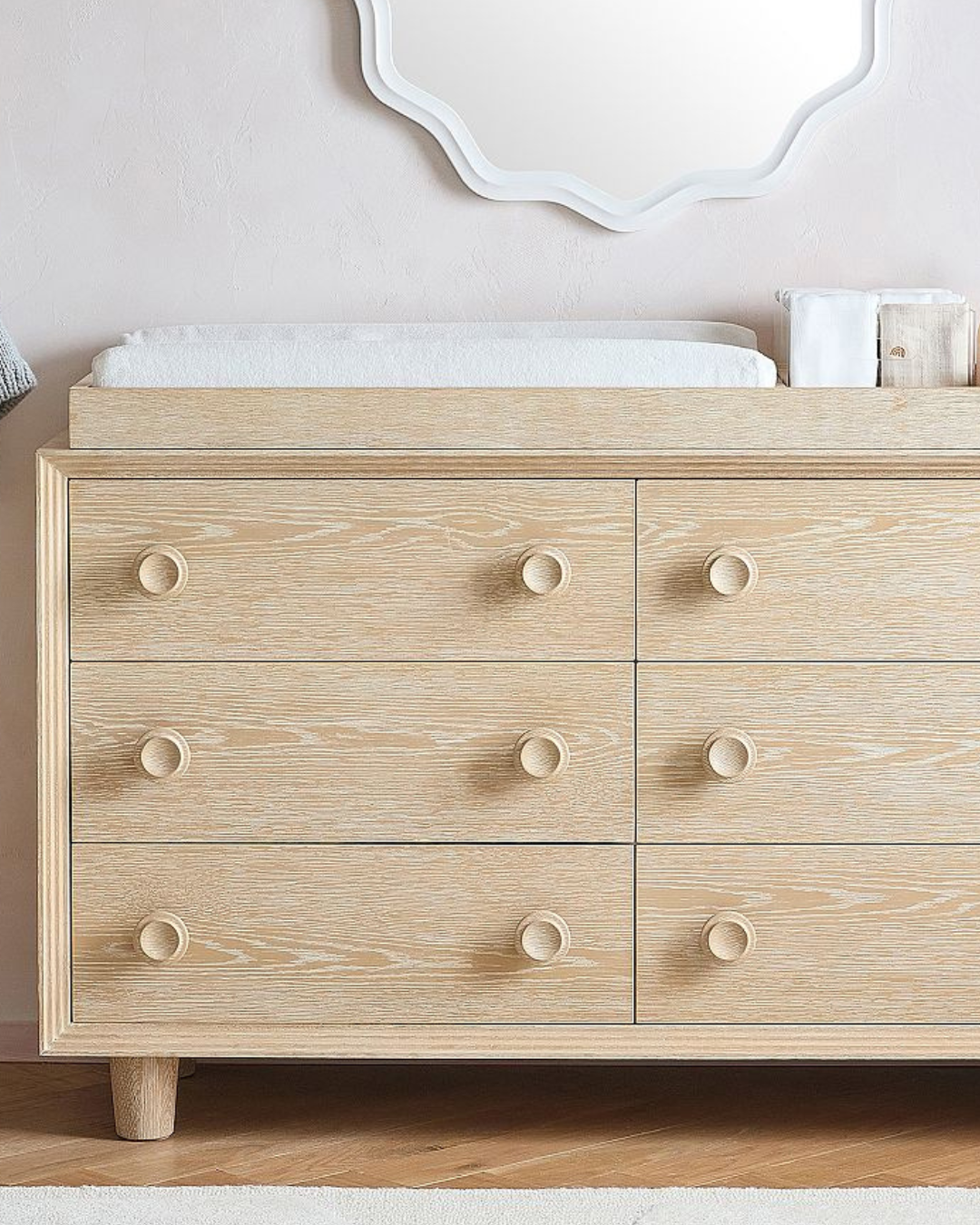 Solva Changing Dresser angle – bespoke nursery dresser Ajman UAE
