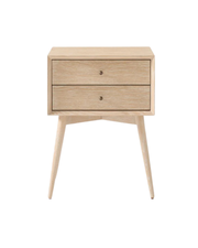 Light Oak Bedside Table