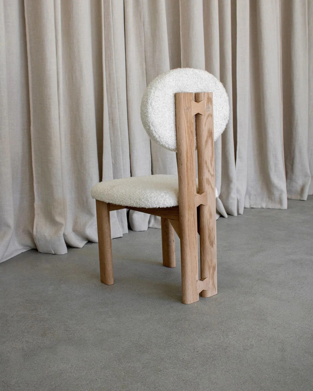 Orb Dining Chair angle – bespoke dining chair Ajman UAE