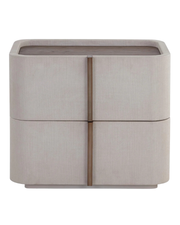Arden Modern Nightstand with Soft-Tone Wood Finish