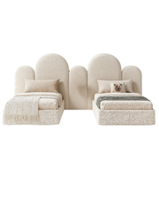 Nimbus Twin Bed — Children’s Cloud Headboard Bed Set