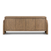 Arco Sideboard — Solid Oak Credenza with Sculptural Arch Legs