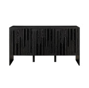 Notturno Sideboard — Ebonised Oak Credenza with Staggered