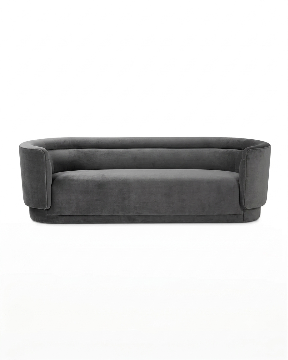 Blue Velvet Sofa dark variant – bespoke sofa UAE