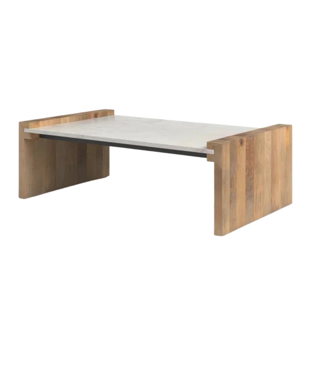Stone Top Coffee Table variant – custom coffee table UAE